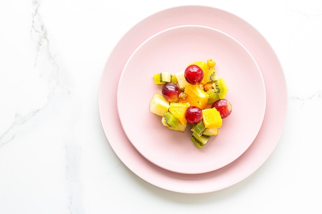 Kolorowe danie na talerzu